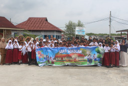 Rumah Kelola Sampah Sapa Sekolah SD Terapung Belawan
